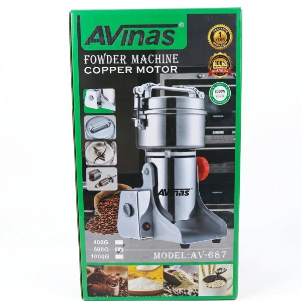 Avinas Electric Cereal Grinder