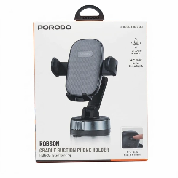 Porodo Robson Cradle Suction Phone Holder