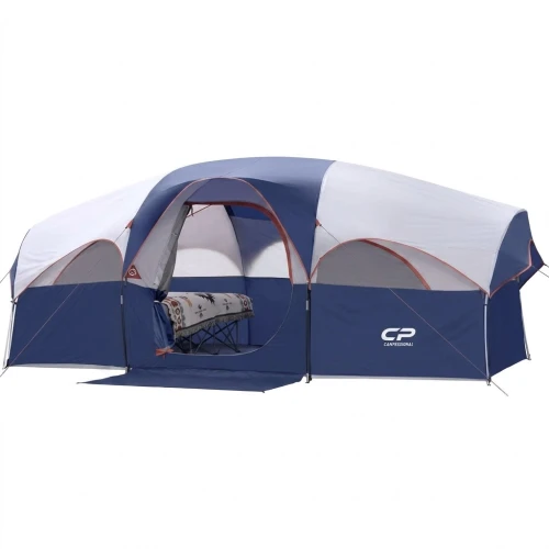 8-Person Double Room Camping Tent