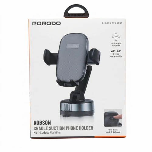 Porodo Robson Cradle Suction Phone Holder