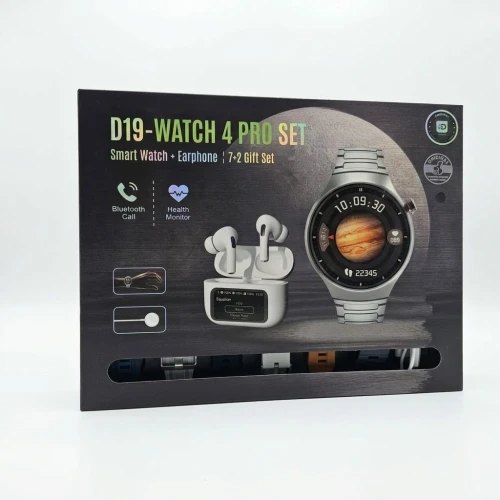 Smart Watch 4 Pro Combo Set with Headphones and 6 Straps