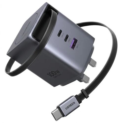 Ugreen Nexode Pro 100W GaN Retractable Charger