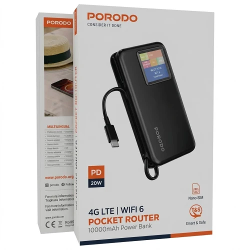 Porodo 4G LTE Pocket Router