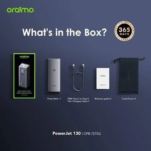 Oraimo PowerJet 130 Power Bank 27600 mAh