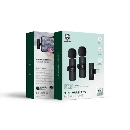 Green Lion GM-85X 3-in-1 Wireless Microphone