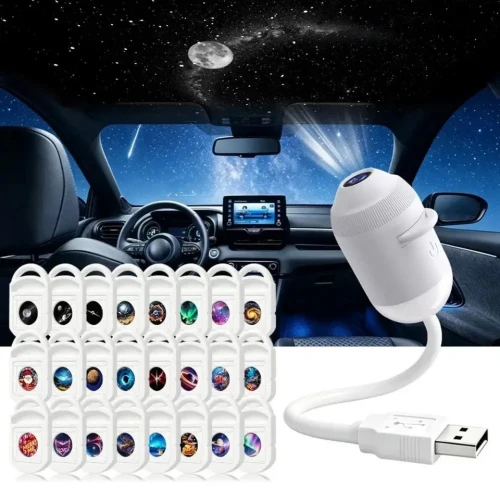Galaxy Night Light Hd Smart Dynamic 5d Holographic Night Light Projector