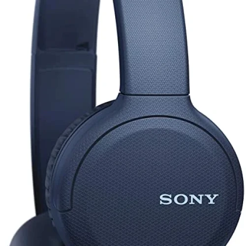 Sony Wireless Headphones WH-CH510: Wireless Bluetooth On-Ear Headset with Mic for phone-call, Blue