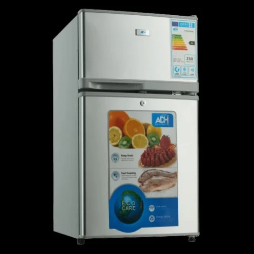 ADH 130 Liters Double Door Refrigerator – Silver