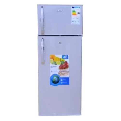 ADH 358 Litres Top Freezer Double Door Refrigerator – Silver