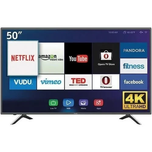 Hisense 50 Inch 4K Ultra HD Smart TV with built-in WIFI – Black