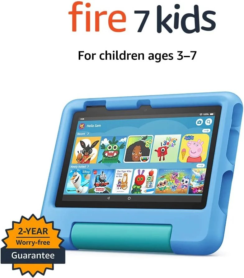 Amazon Fire 7 Kids Tablet, 7inch 16GB (2022)