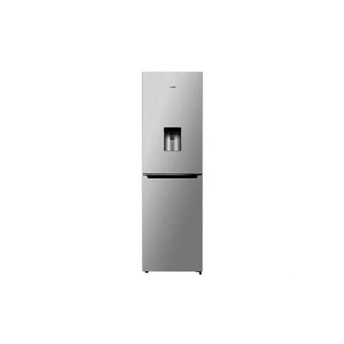 Hisense 330L Double Door Bottom Freezer Refrigerator with Water Dispenser – Silver