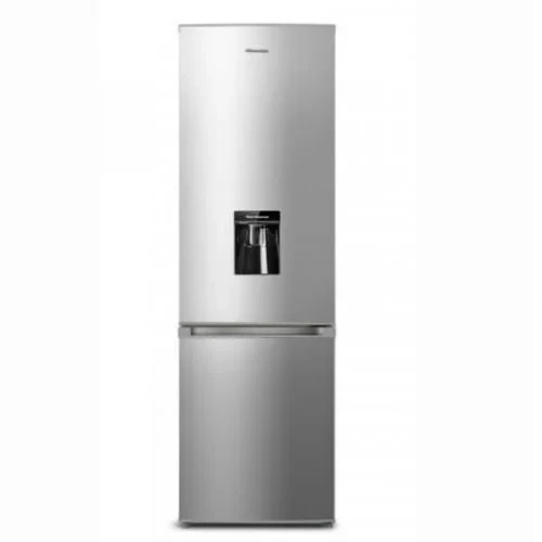 Hisense 341Liters Double Door Bottom Freezer With Dispenser - Silver