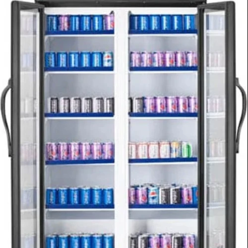 Hisense 758-liter Double Display Cooler – FL-99WC – Vertical Display Chiller, Double Display Showcase Refrigerator – Black
