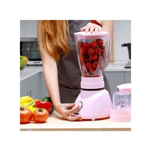Geepas 3 IN 1 Blender, 1.5 Litres - Pink