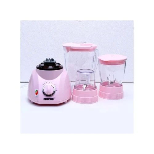 Geepas 3 IN 1 Blender, 1.5 Litres - Pink