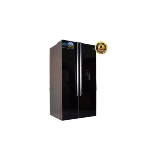699 Litres Side By Side Elegant French Door Refrigerator - Black
