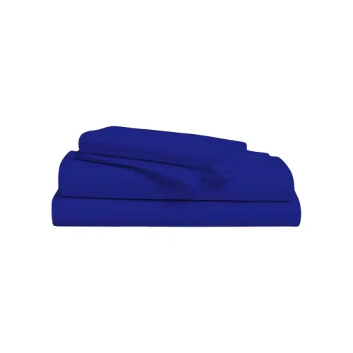 American 6 Pieces 6x6 100% Cotton Bedsheets - Navy Blue