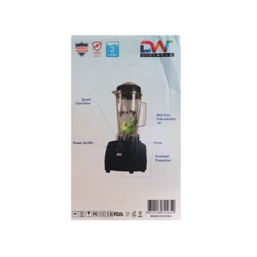 Digiwave Commercial Blender 2Litres DW-BL1104 - Red