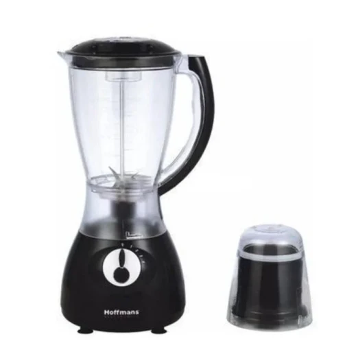 Hoffman Juice Blender - Ice Crusher Blender & Mill Grater - Black