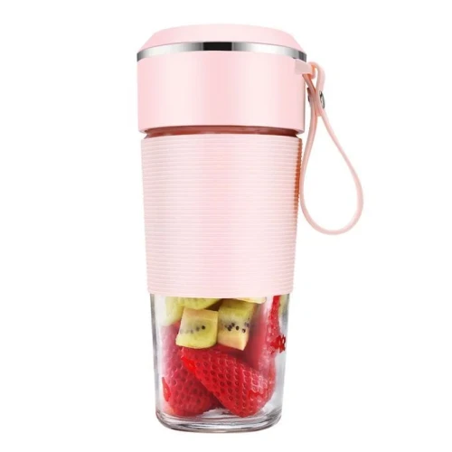 Rechargeable Portable Juicer Blender Smoothie Maker - Pink