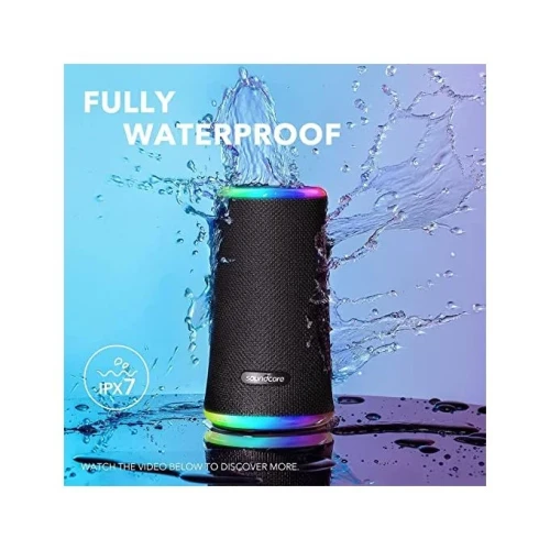 Soundcore Flare 2 Bluetooth Speaker 20W , IPX7 ,Waterproof And 360° Sound PartyCast, -Black