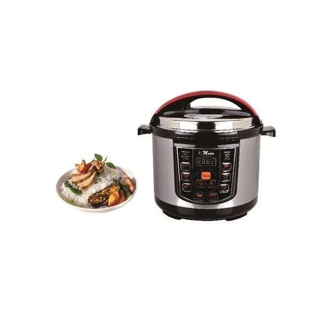 Electric Rice Cooker, Slow Cooker,Steamer & Warmer - Grey, Black