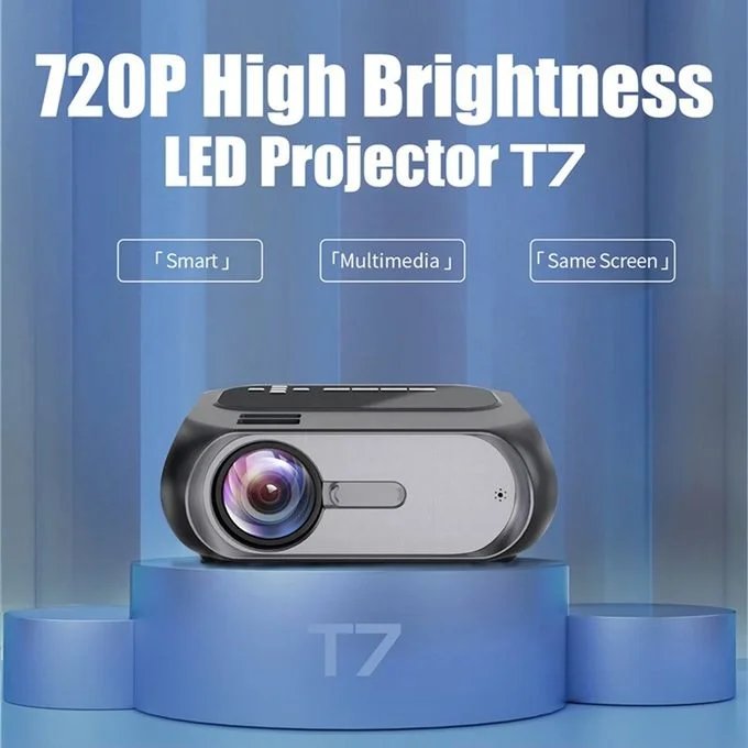 Projector 4000Lumens Max 200 "HD Large Screen HDMI - Multi