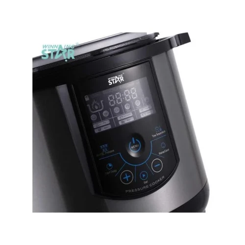 Winningstar 10L Multi-function Rice Electric Pressure Cooker With IMD Touch Panel, Silver.