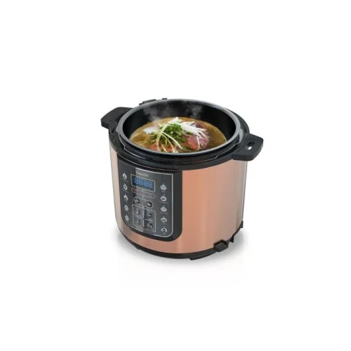 Saachi 14 In 1 Multi Function 6L Electric Pressure Cooker Rice Cooker Steamer - Brown.