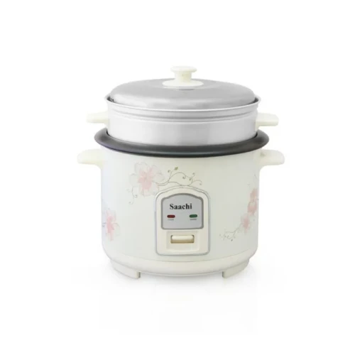 Saachi 1.8 Liters Multifunction 3 In 1 Rice Cooker-White