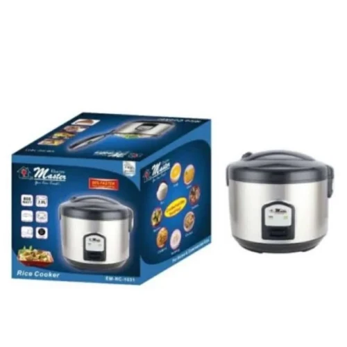 2.0L Rice Cooker EM-RC-1031 - Black/ White