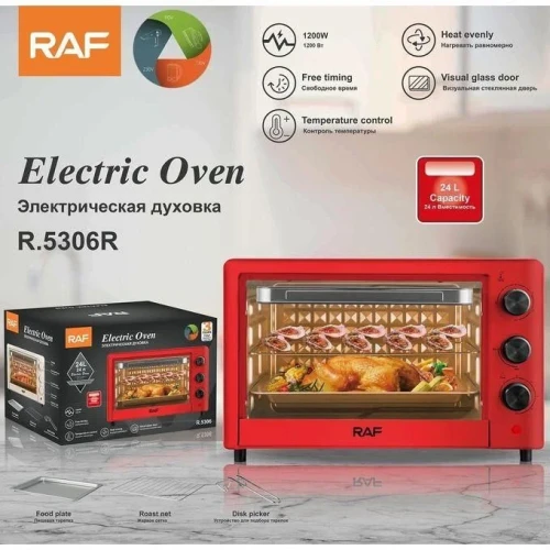 24 L Electric Oven R-5306 - Red