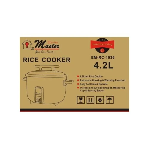 4.2 Litre Large Commercial Rice Cooker-White