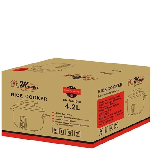 4.2 Litre Large Commercial Rice Cooker-White