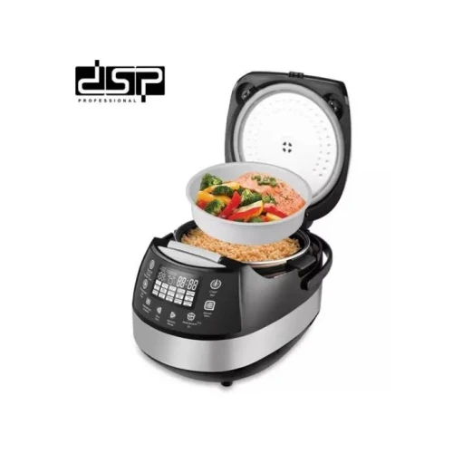 Dsp 5 Litre Digital Smart Steam Multifunction Rice Cooker,Black.