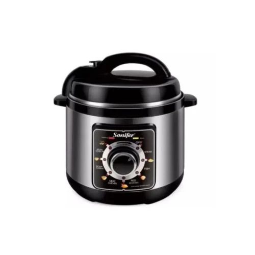 Sonifer 6L Electric Rice/Pressure Cooker-silver