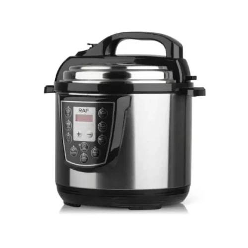 RAF 6L Electric Rice Pressure Cooker Steamer Pot- Silver