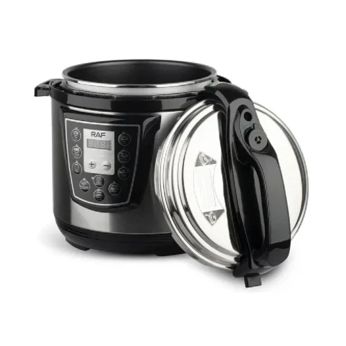 RAF 6L Electric Rice Pressure Cooker Steamer Pot- Silver