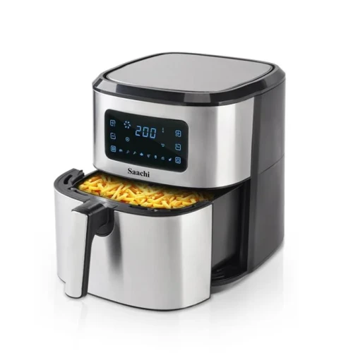 Saachi 7 Liters Airfryer With Intuitive Digital Touch Screen-Silver/Black