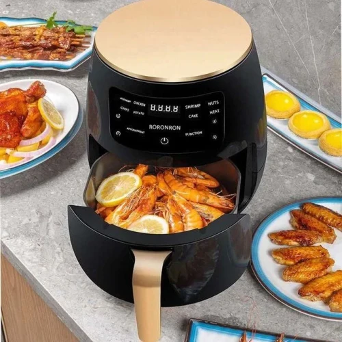 SilverCrest Extra Large Capacity Air Fryer Of 6 Liters/Black