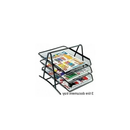 Genuine Document Tray 3 Tier- Black