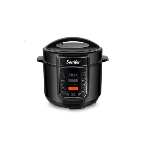 Sonifer Multi Function 6L Electric Pressure Cooker Rice Cooker Steamer - Black.