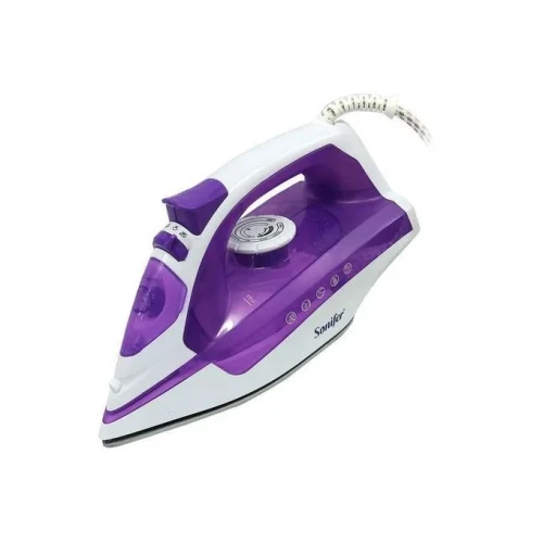 Sonifer Quality Electric Steam Dry Flat Iron - Purple, White