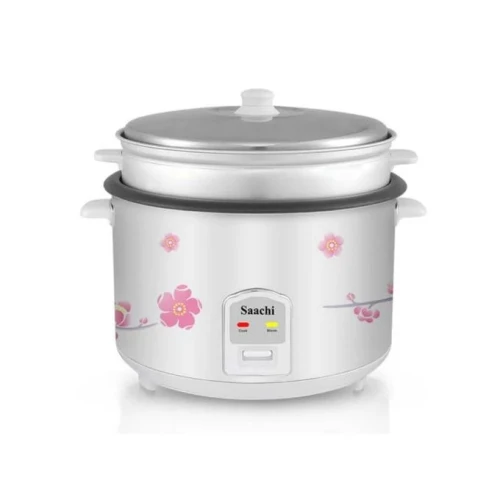 Saachi Rice Cooker, 4.6 litre - White.
