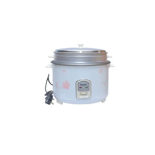 Rice Cooker With a Steamer Basket, 4.6Litres - White