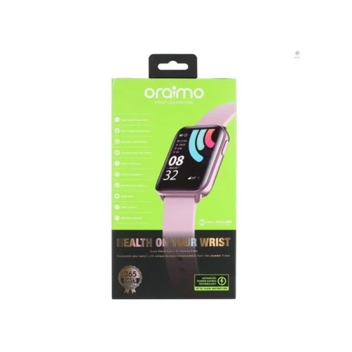 Oraimo Smart Watch Pro OSW-16P Curved Display Water - Pink