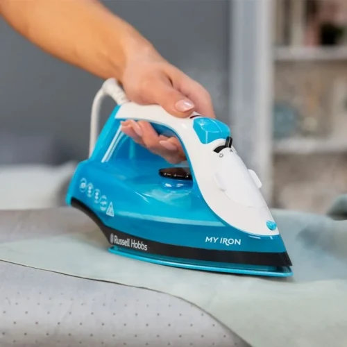 Russel Soleplate Steam Iron Box - Blue