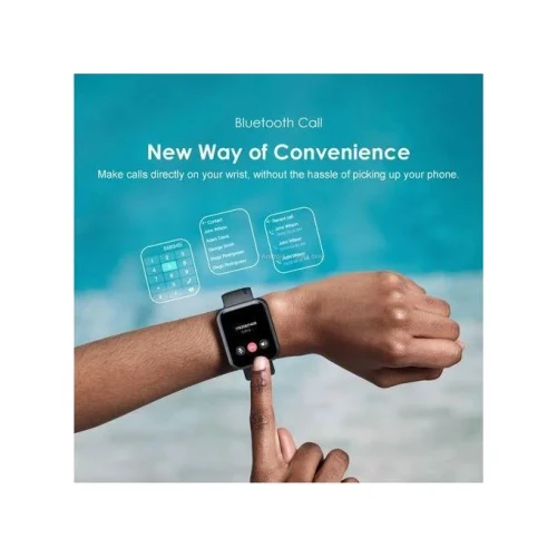 Oraimo Watch 2 Pro BT Call Quick Reply Health Monitor Smart Watch - Black