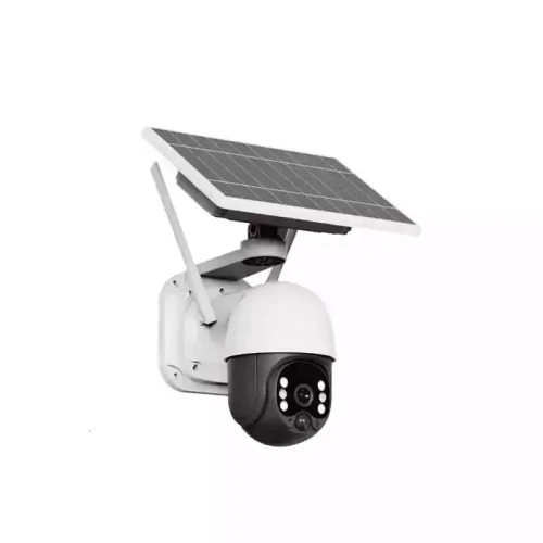 Green Power 4G PTZ Solar Smart Security Camera – White